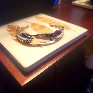 Sterling silver spoon bracelet